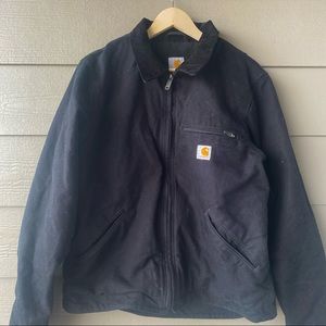 (LIKE NEW) Black Carhartt Detroit Jacket
